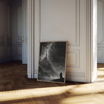 Pôster do Castelo de Fantasia Sob a Luz das Estrelas