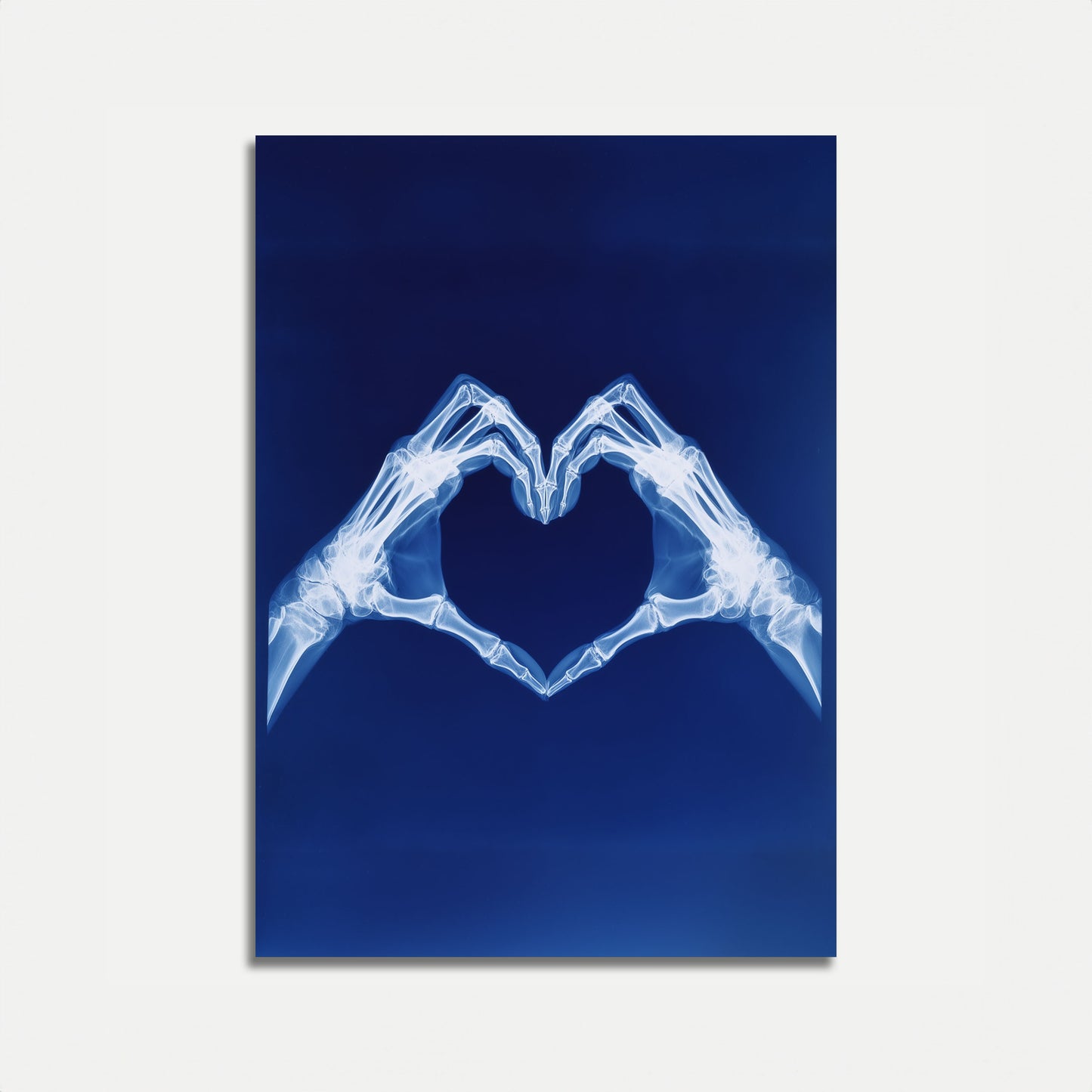 X-Ray Heart Hands Poster