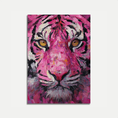 Pink Passion Tiger Art Poster