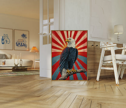 Majestic Eagle Freedom Poster