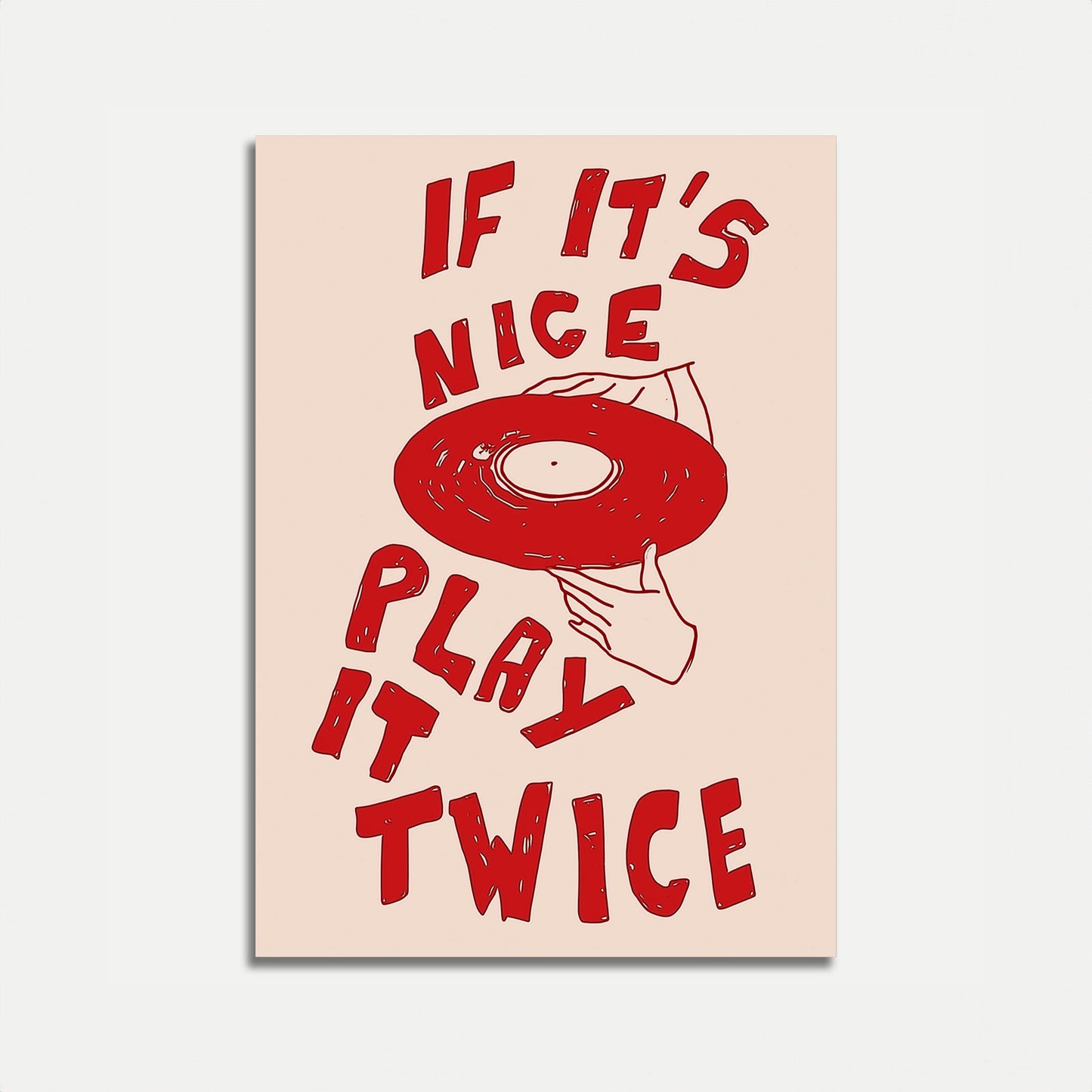 Vinyl Music Love Poster