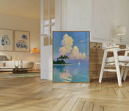 Tropical Island Paradise Plakat