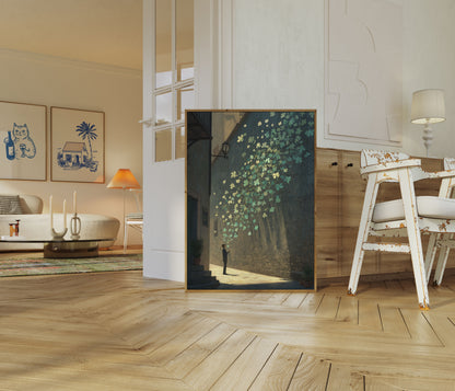 Magical Flower Street Poster