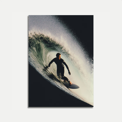 Surf's Celestial Curl Poster