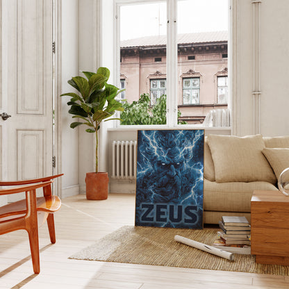 Zeus Storm God Poster