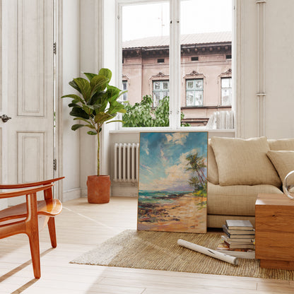 Affiche Paradis Tropical Plage