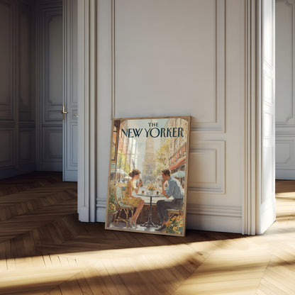 New York City Cafe Romance Poster