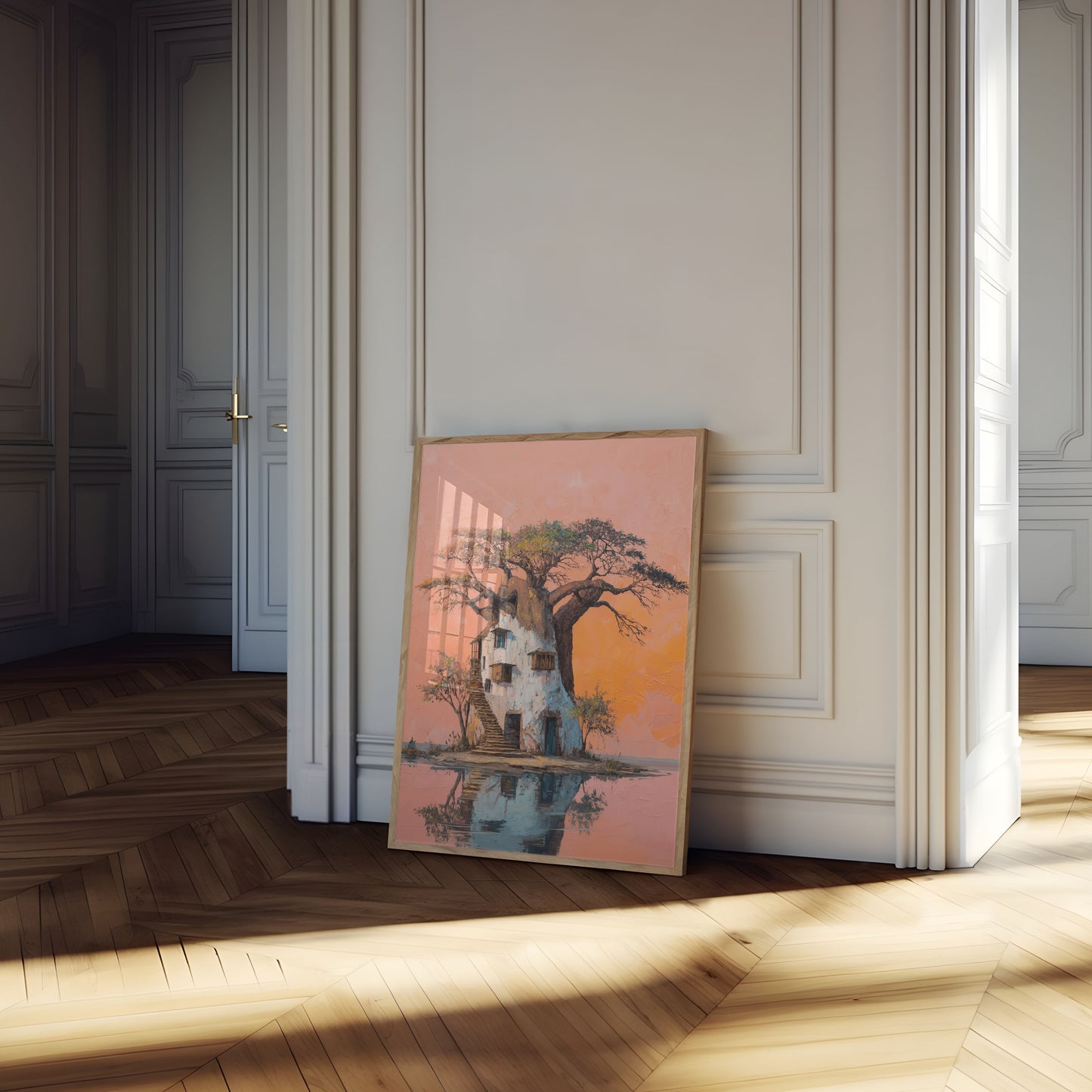 Enchanted Baobab Tree House Poster