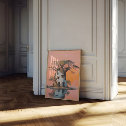 Enchanted Baobab Tree House Poster