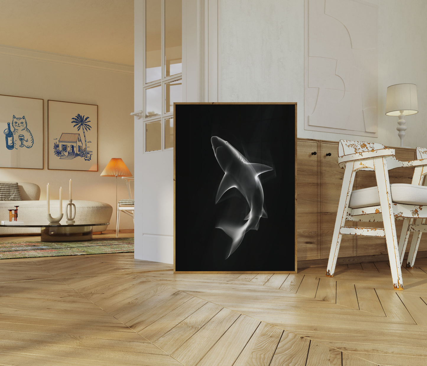 Ethereal Shark Motion Poster