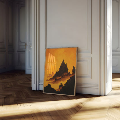 Cartaz do Templo Místico da Montanha