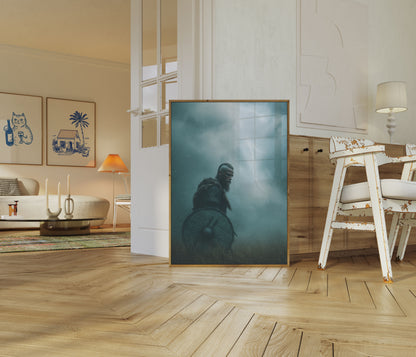 Storm Warrior Viking Poster