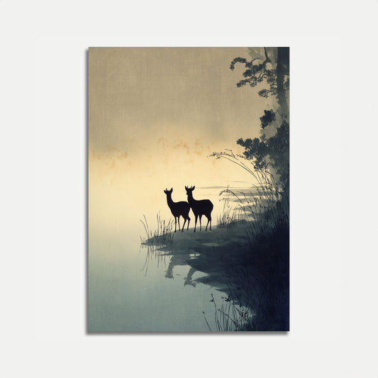 Hirsch am See Poster