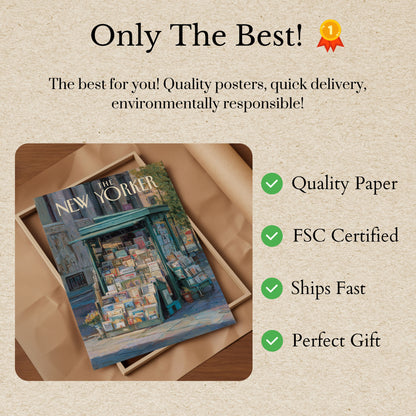 Vintage New York Newsstand Poster