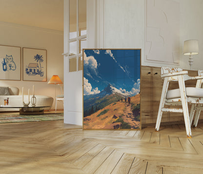 Mountain Trail Adventure Poster