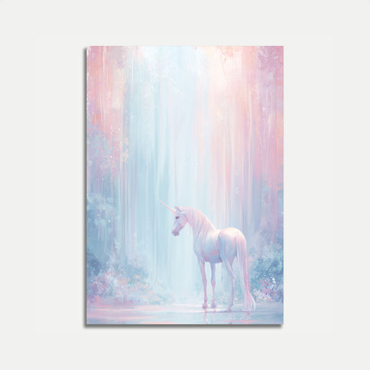 Poster Sogno di Unicorno Pastello