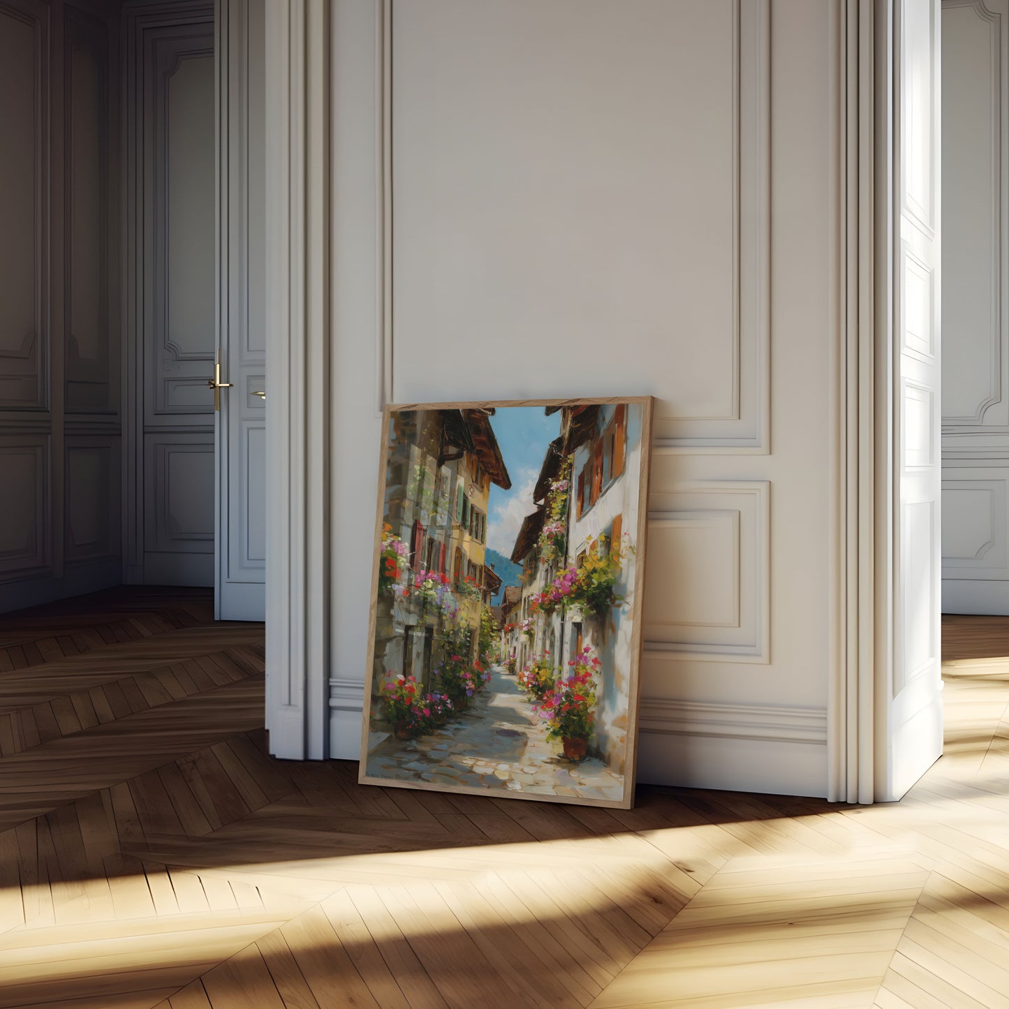 Affiche du Village de la Rue aux Fleurs Européennes