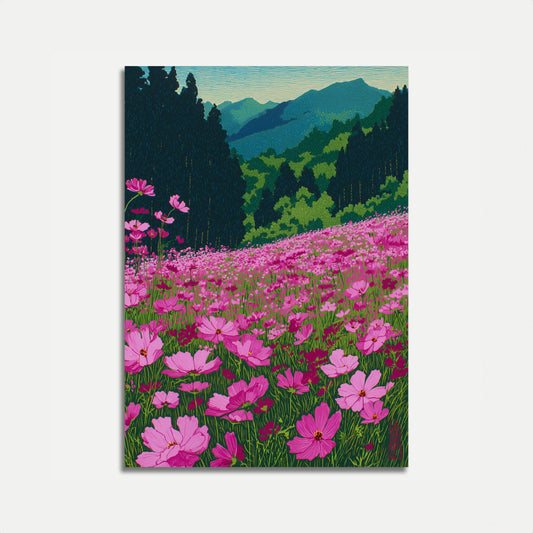 Plakat for fjellvill blomsterdale