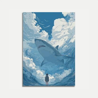 Shark Cloud Journey Poster