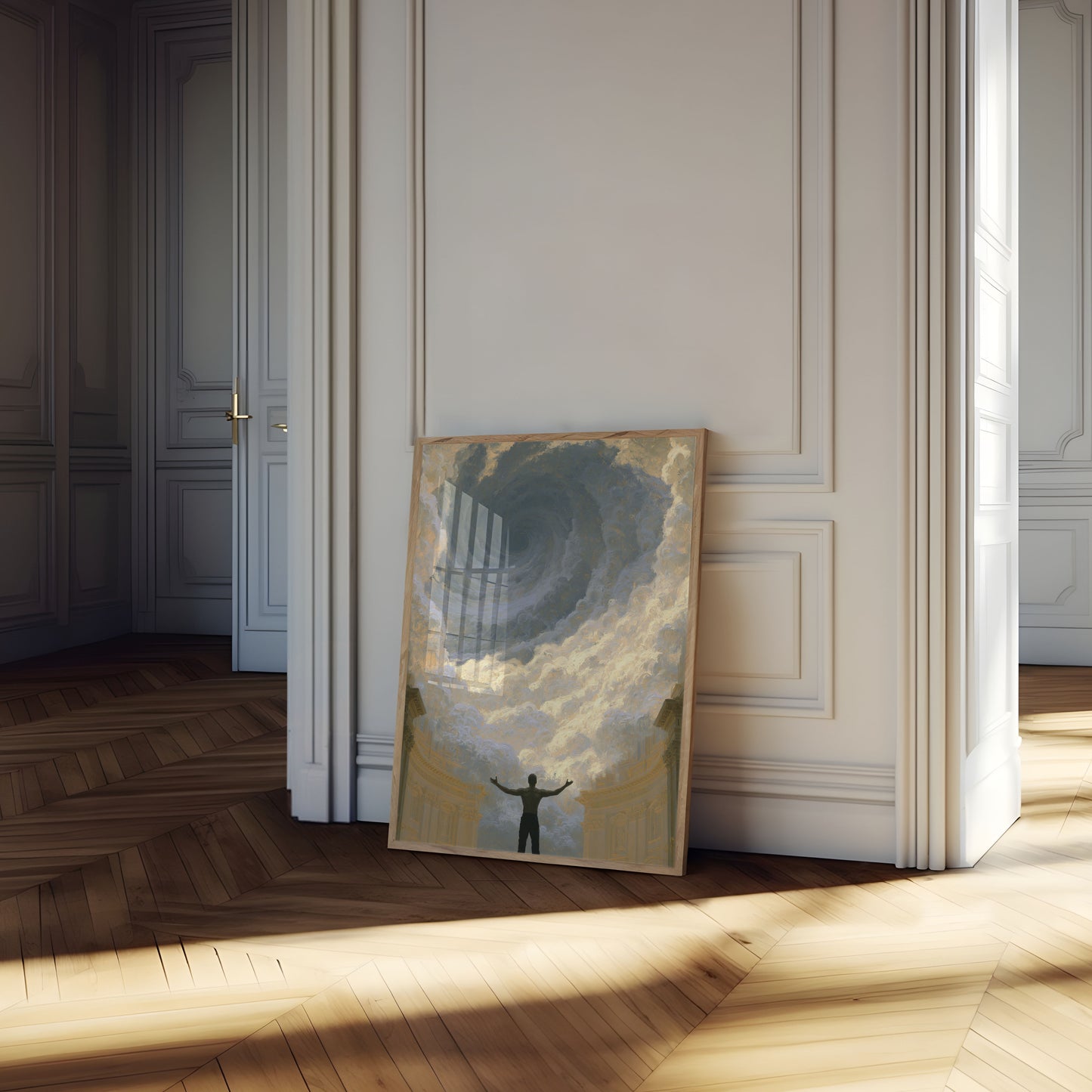 Transcendence Through Classical Architecture Poster