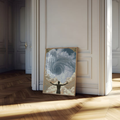 Transcendence Above the Clouds Poster