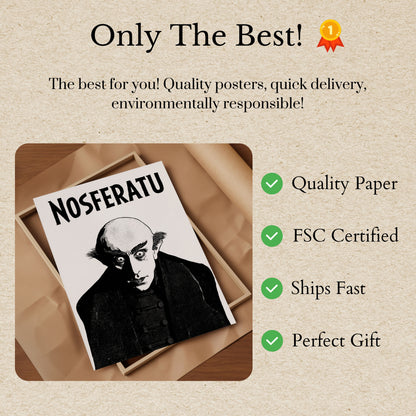 Nosferatu Klasický hororový plakát
