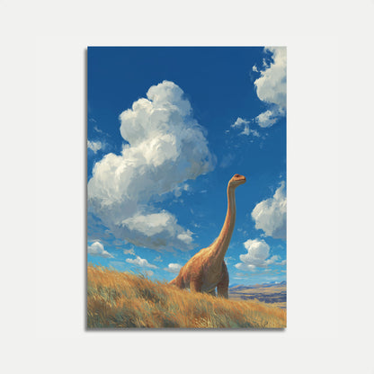 Póster del Brachiosaurus Prairie Sky