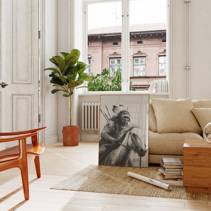 Native Warrior Chief Poster