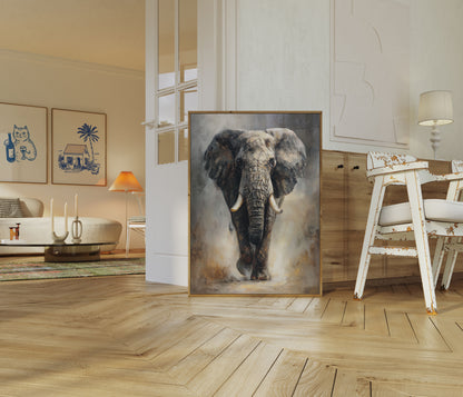 Majestic African Elephant Poster