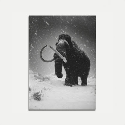 Antik Ulden Mammut Vinterposter