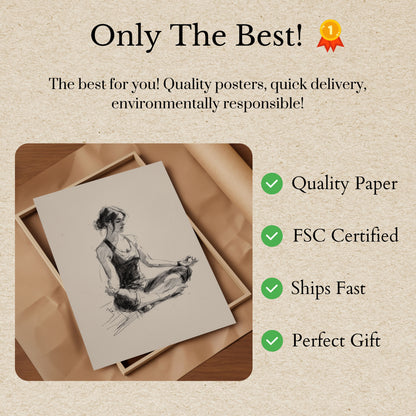 Medytacja Zen Joga Plakat