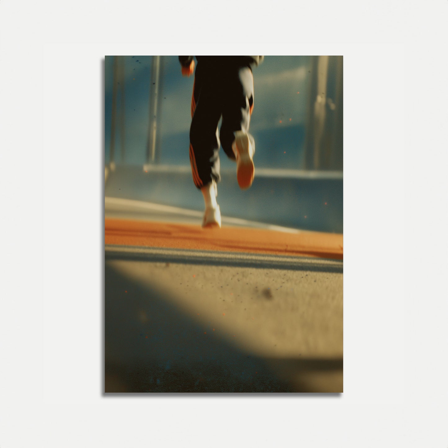 Dynamic Running Motion Poster