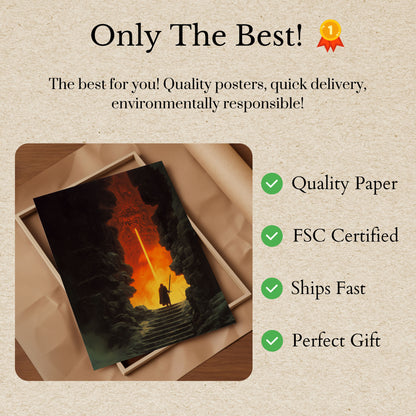 Krieger dem Inferno gegenüber Plakat