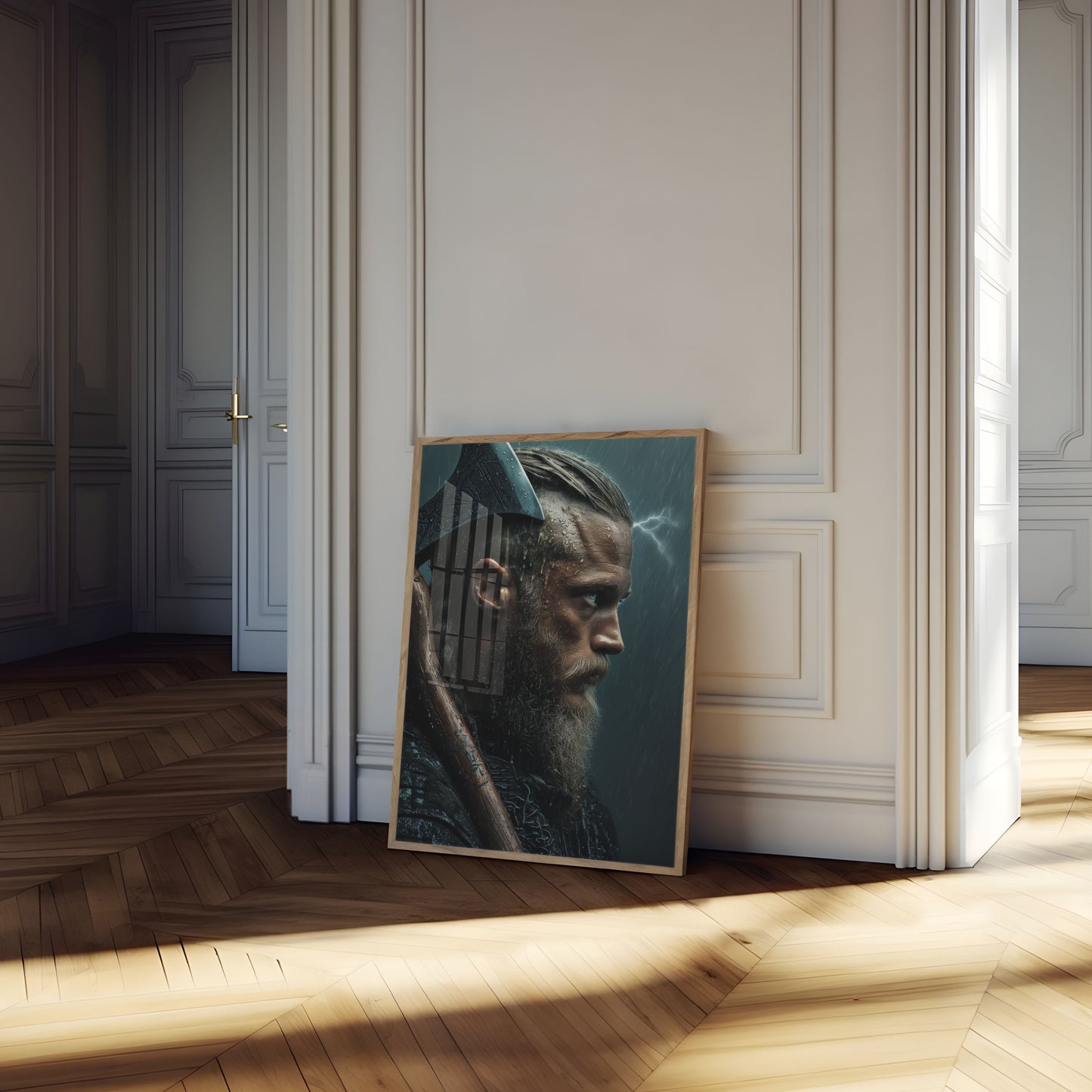 Fierce Viking Warrior Poster