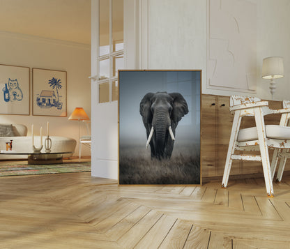 Majestic African Elephant Poster
