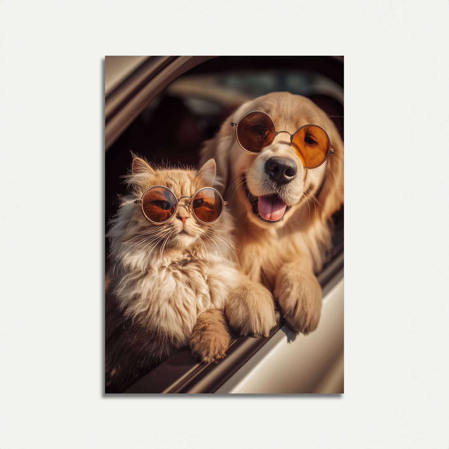 Cool Cats and Dogs Poster