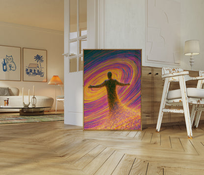 Poster Spirito Umano Energia Cosmica
