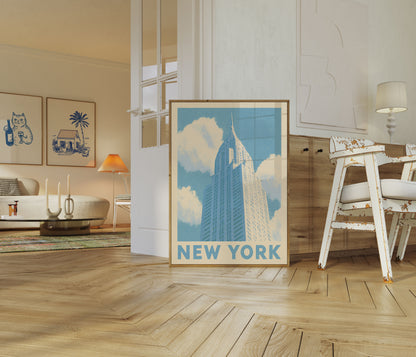 Chrysler Building New York Poster