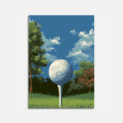 Pixel Perfect Golf Poster