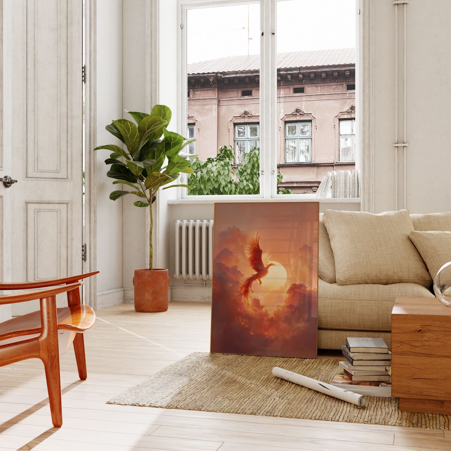 Phoenix Rising Sunset Poster