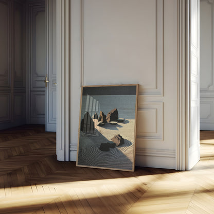 Poster för strand med kustklipper