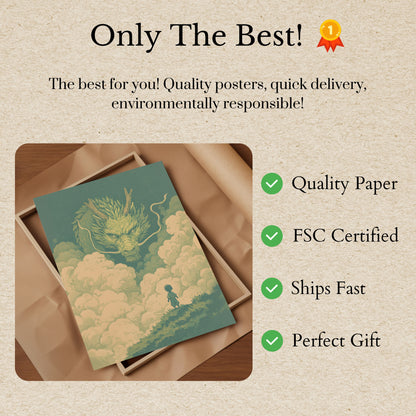 Drage i Skyerne Plakat