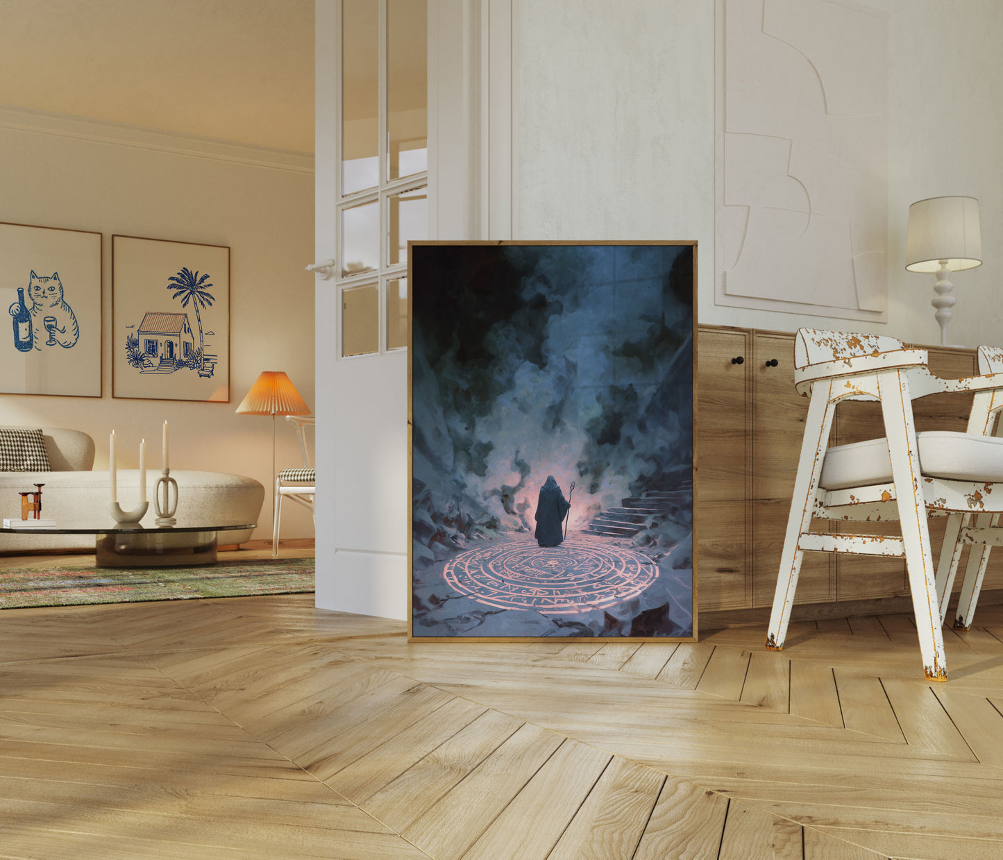 Sorcerer's Mystical Circle Poster