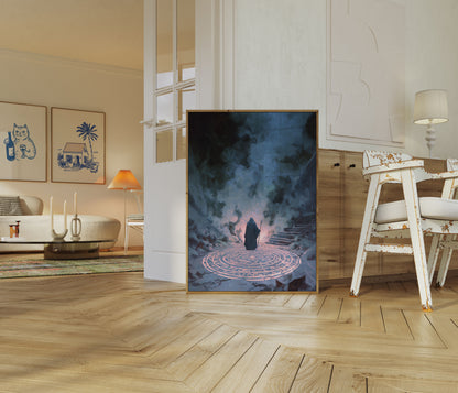 Sorcerer's Mystical Circle Poster