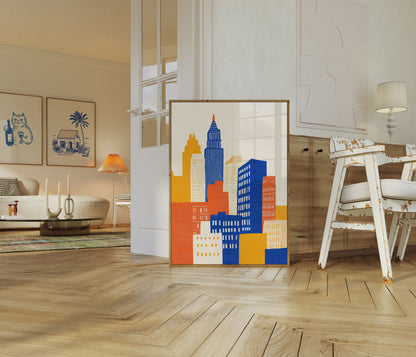 New York City Skyline Poster