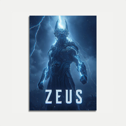 Zeus God of Thunder Poster