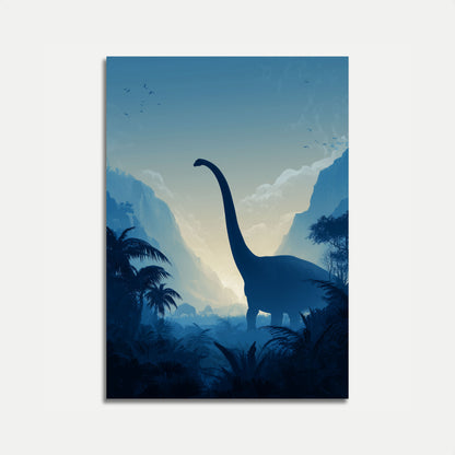 Prehistoric Landscape Dinosaur Poster
