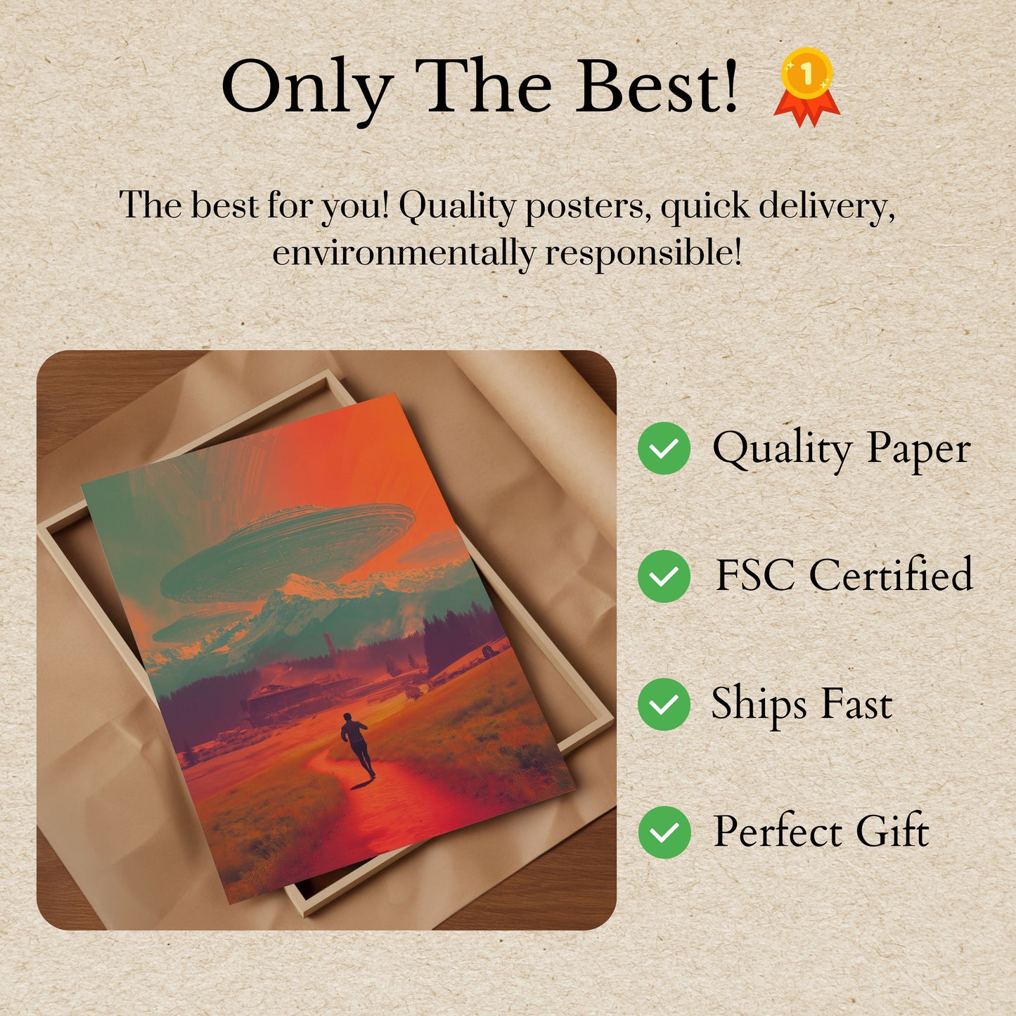 Cosmic Mountain Encounter Poster