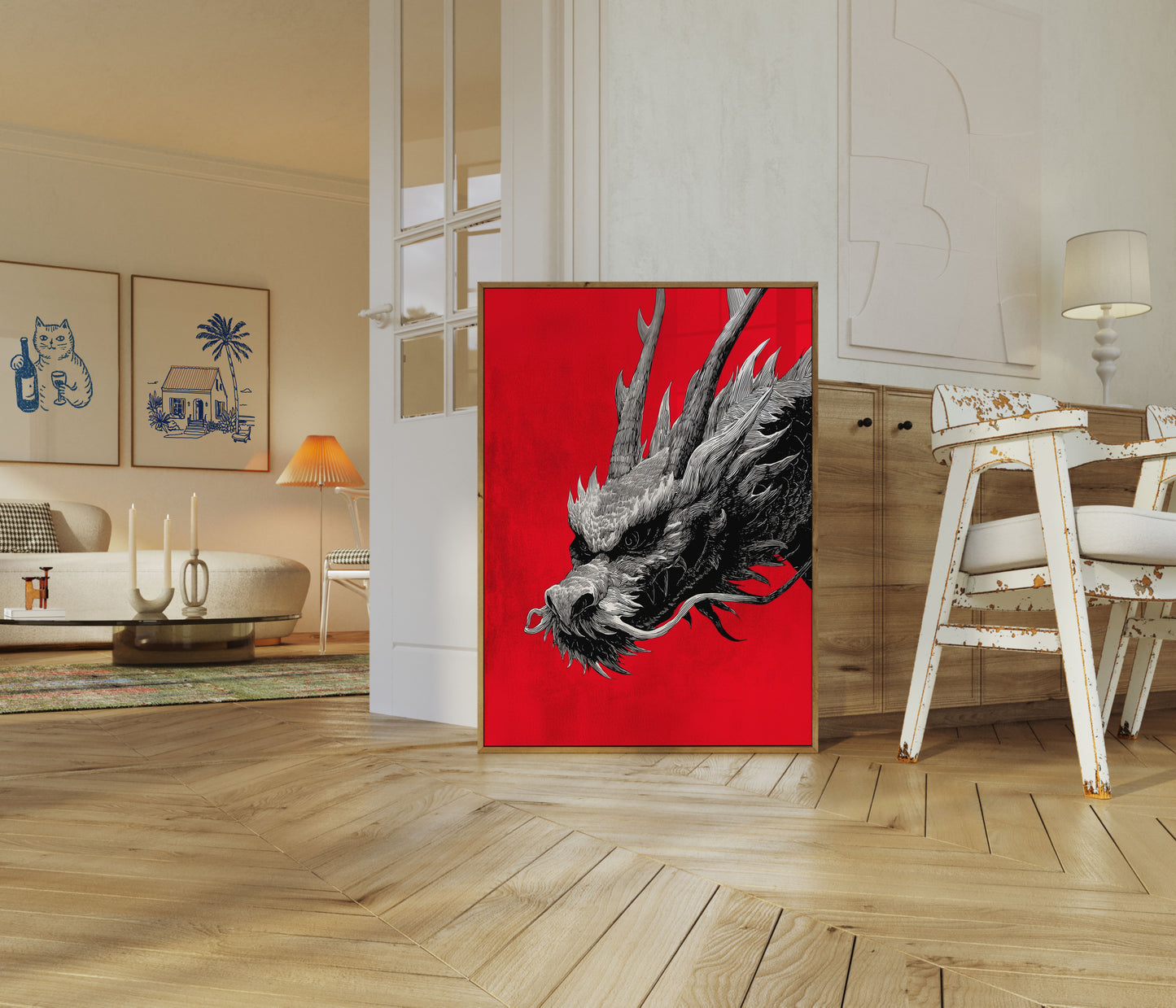 Crimson Dragon Fury Poster