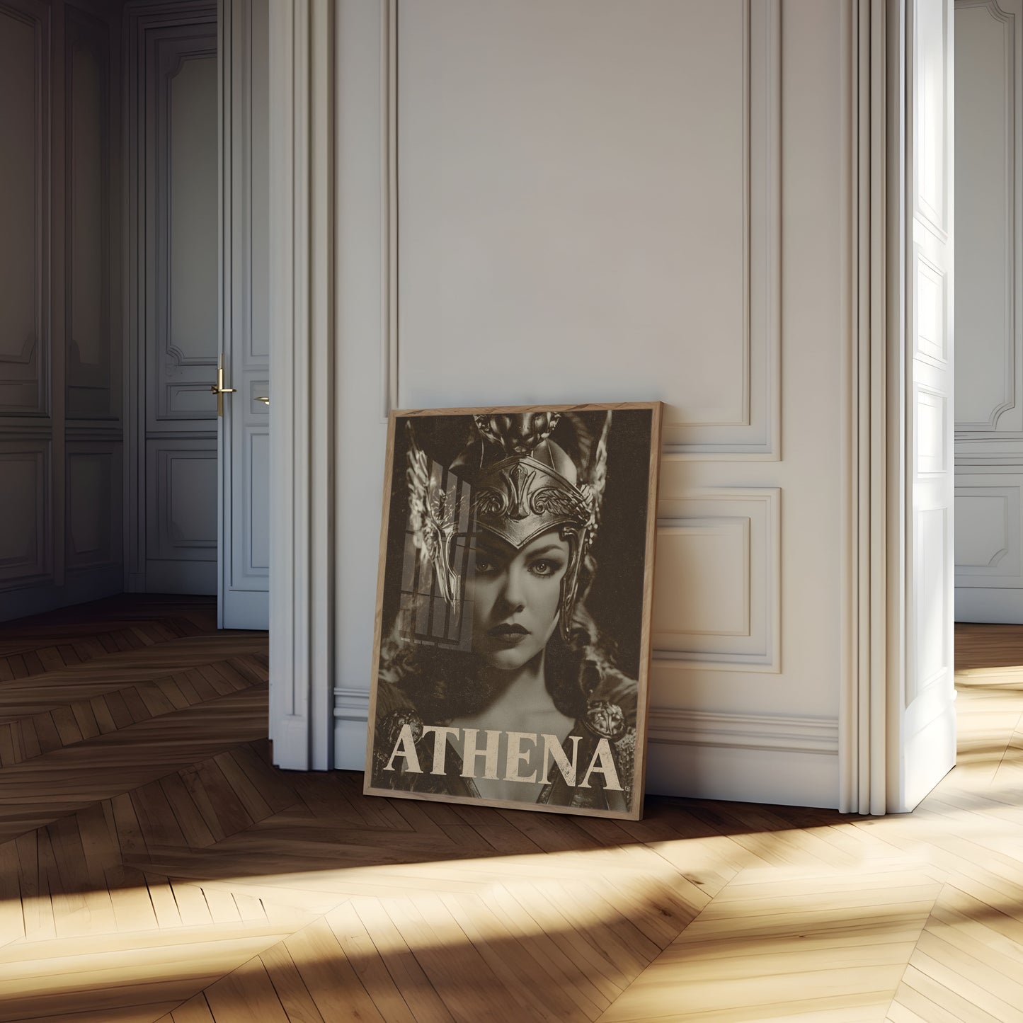 Athena Goddess Vintage Poster